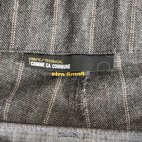 Men's Slim Straight Gray Streetwear Pants - Picture 12 of 15